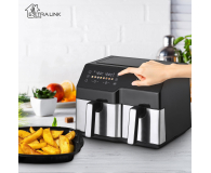 ExtraLink Frytkownica beztłuszczowa 6L+4L  Home SJ-1000 - 1372998 - zdjęcie 2